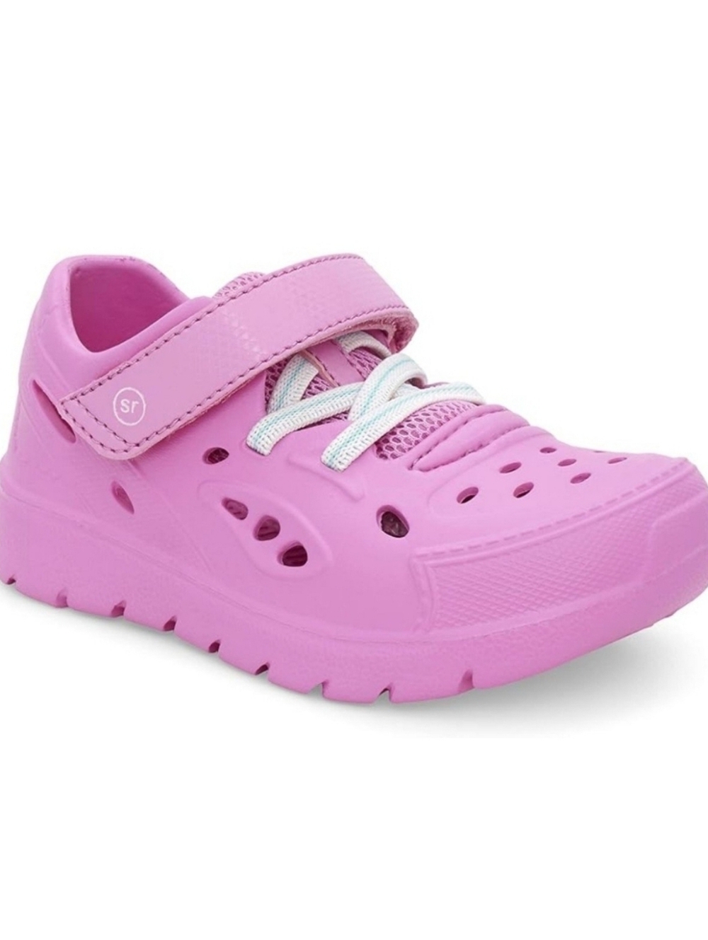 NEW Stride Rite Size 6M Toddler 360 Unisex-Child Oceano Sandal Crocs ~Pink